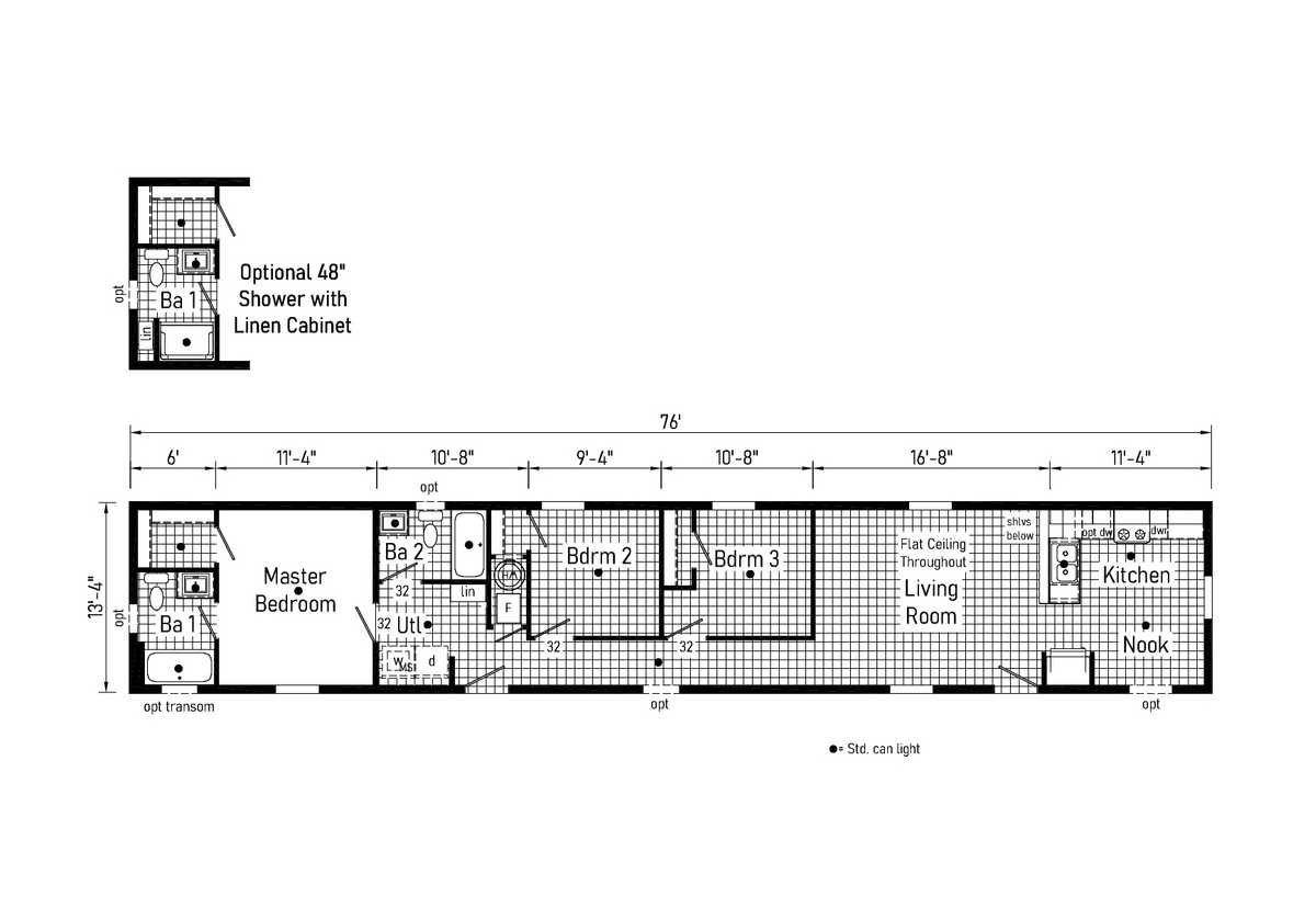 RIDGE 2026 STOCK MODEL EZ174763B FLOOR PLAN