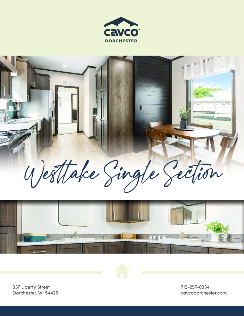 Westlake Single Section 2026 brochure cover