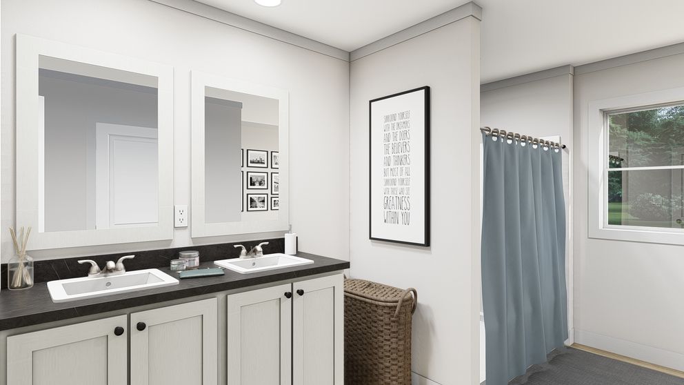 Lean on Me 2025 Stock Model 81TMP28563DH MBATH Factory Photo Lean on Me 2025 81TMP28563DH primary bathroom — Phil & Lee's Homes, Escanaba MI